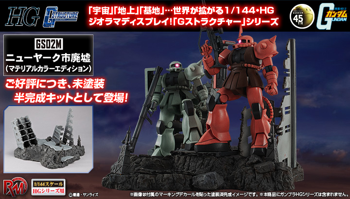 RMS G結構 【GS02M】 紐約市廢墟 (Material Color Edition)