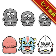 吉祥物午餐的肖克先生套餐