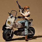 （鋼彈軍事世代）機動戰士高達第08MS小隊地球聯邦軍V-SP09將軍型及聯邦士兵摩托車