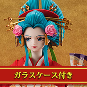 Kyugetsu x MegaHouse 日本娃娃ONE PIECE小紫色 [特價套裝，附特製玻璃盒]。