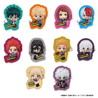 るかっぷダイカットステッカー 僕のヒーローアカデミア （全10種）4,950円（税込）