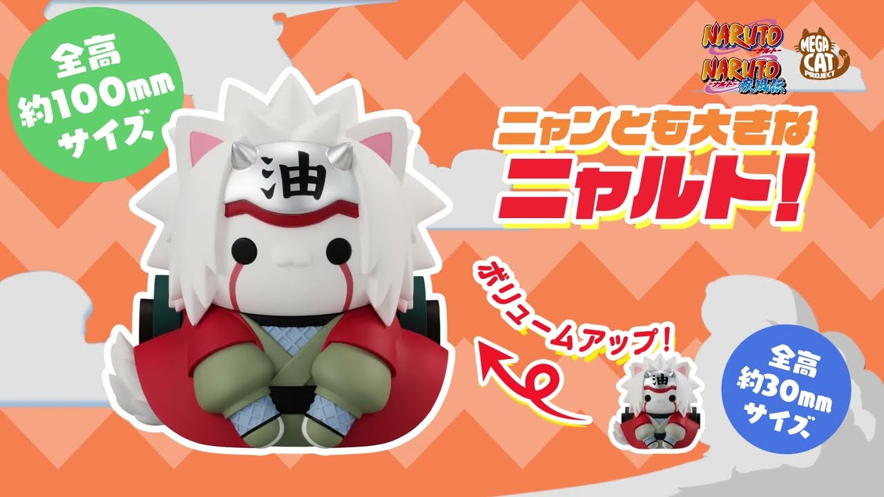 《NARUTO》中的角色全部變成了貓咪！ ？萌萌噠MEGA CAT PROJECT series現已推出！