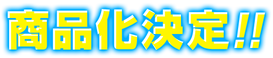 決定商品化!!